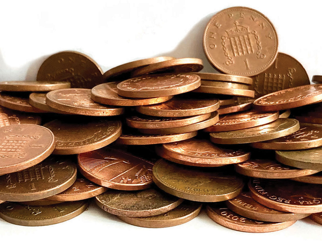 pile of pennies